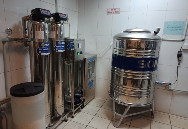 Lắp đặt hệ thống lọc nước RO 100 L/h tại Công Ty Bbraun 